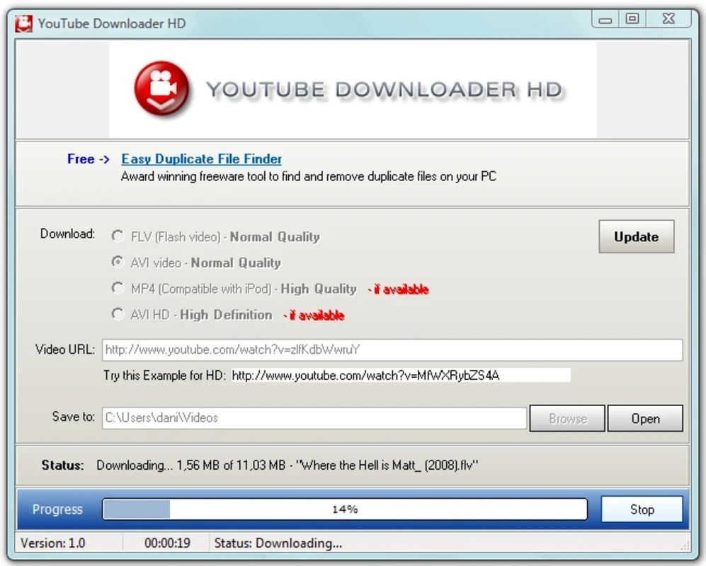 Youtube Downloader HD — captura de tela 1